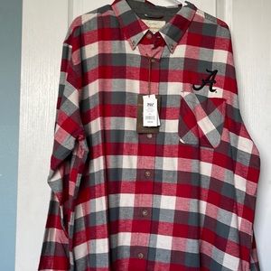Alabama XXL flannel shirt. NWT